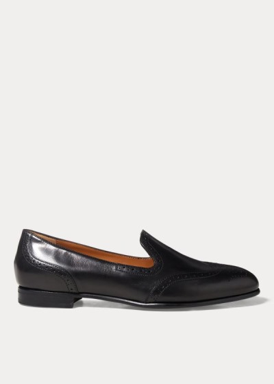 Ralph Lauren Quincy Calfskin Loafers Dame Danmark (XVDGW4395)